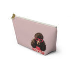 Poodle makeup pouch with printed dog artwork — image 7 of 16
