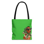 Dachshund tote bag with printed dog artwork — image 1 of 6