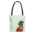 Dachshund tote bag with printed dog artwork — image 1 of 6