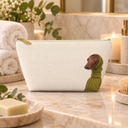 Dachshund makeup pouch with printed dog artwork — image 17 of 18
