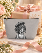 Dog-themed makeup pouch with printed dog artwork — image 5 of 9