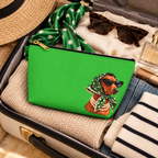Dachshund makeup pouch with printed dog artwork — image 9 of 18