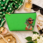 Dachshund makeup pouch with printed dog artwork — image 10 of 18