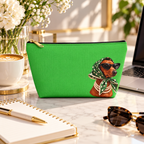 Dachshund makeup pouch with printed dog artwork — image 16 of 18