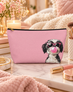 Shih Tzu makeup pouch with printed dog artwork — image 4 of 9