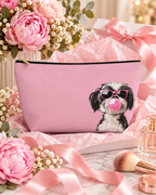 Shih Tzu makeup pouch with printed dog artwork — image 6 of 9
