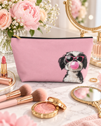 Shih Tzu makeup pouch with printed dog artwork — image 7 of 9