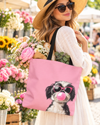 Shih Tzu tote bag with printed dog artwork — image 6 of 13