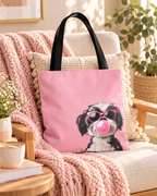 Shih Tzu tote bag with printed dog artwork — image 12 of 13