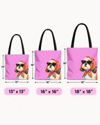 Shih Tzu tote bag with printed dog artwork — image 1 of 10