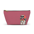 Shih Tzu makeup pouch with printed dog artwork — image 4 of 6