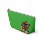 Dachshund makeup pouch with printed dog artwork — image 7 of 18