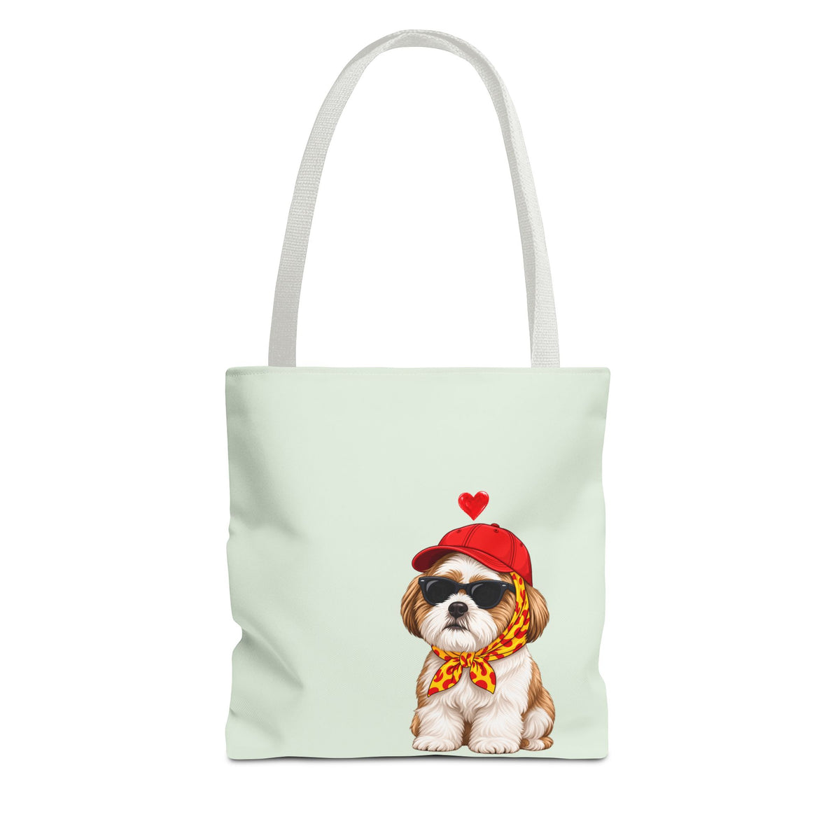 Shih Tzu tote bag with printed dog artwork — image 2 of 6