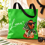 Dachshund Tote Bag, Optional Custom Name Wiener Dog Bag, Sausage Dog Mom Gift, Doxie Lover Tote, Dog Mom Gift for Her